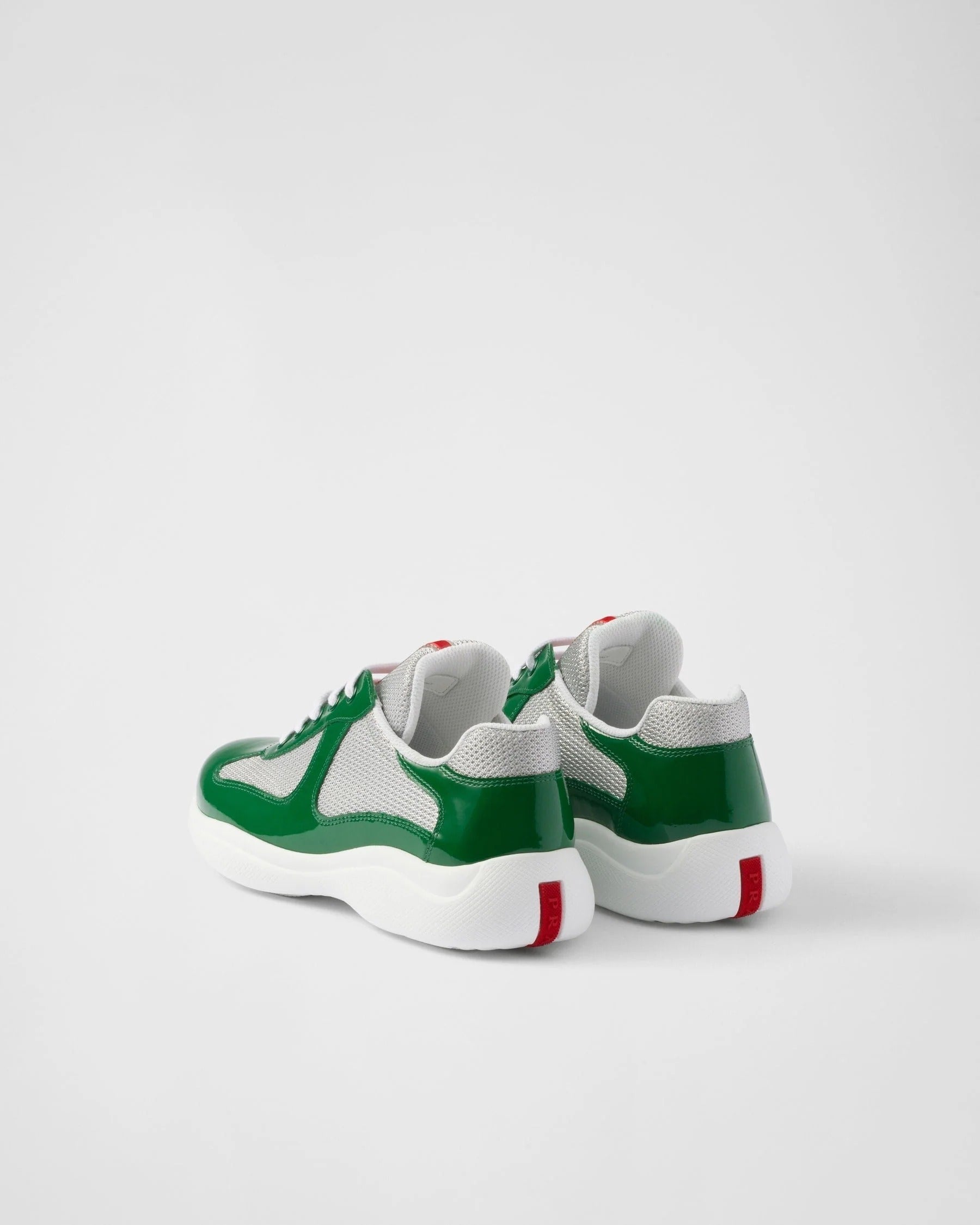 Baskets Prada America’s Cup en tissu Bike vert